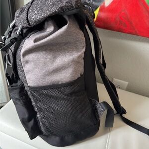 PINK Victoria's Secret Charcoal and Black Backpack